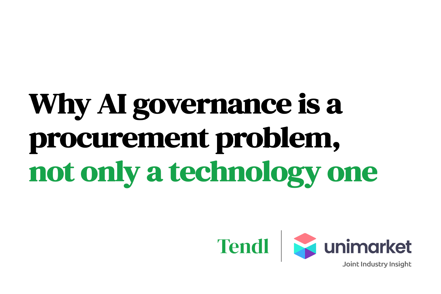 Governance Considerations for AI in Procurement