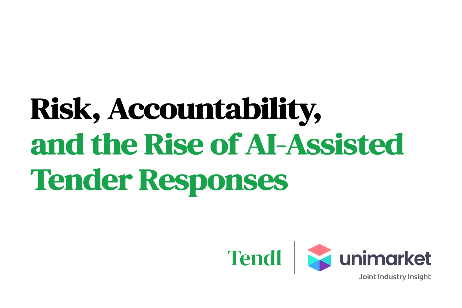 Risk, Accountability, and the Rise of AI-Assisted Tender Responses