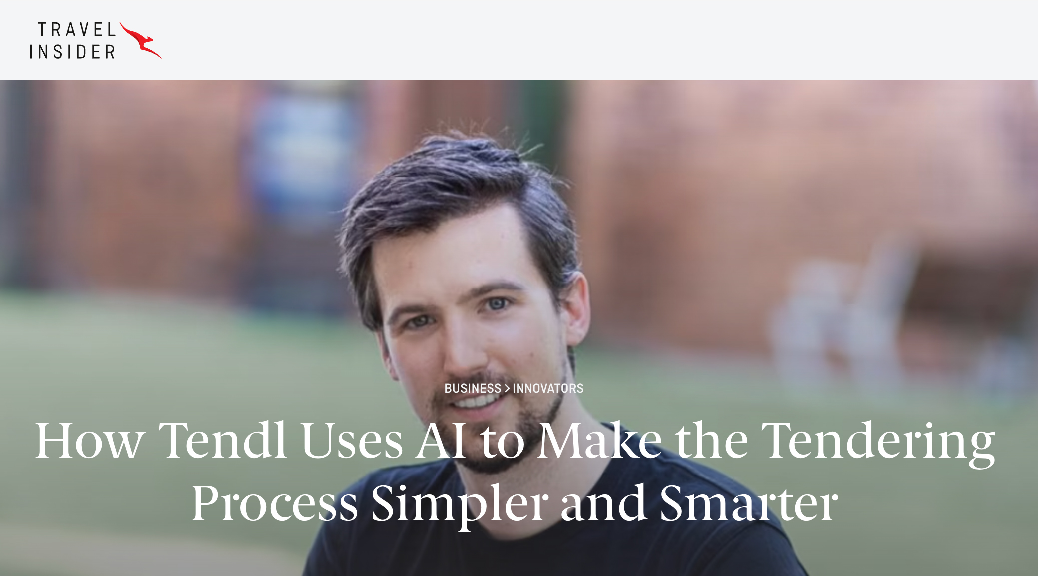 Travel Insider: Tendl – Re-engineering How Organisations Win Work